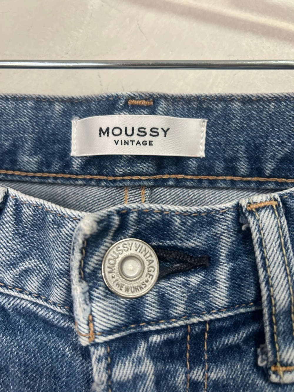 MOUSSY VINTAGE Edmond High-Rise Skinny Jeans 26 blue - Picture 5 of 11